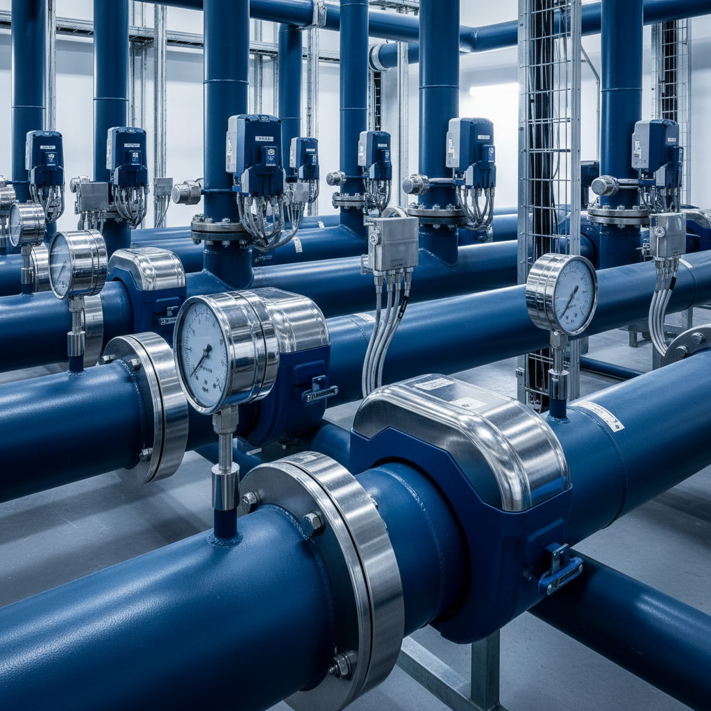 Differential pressure transmitters installed across process equipment in an industrial facility